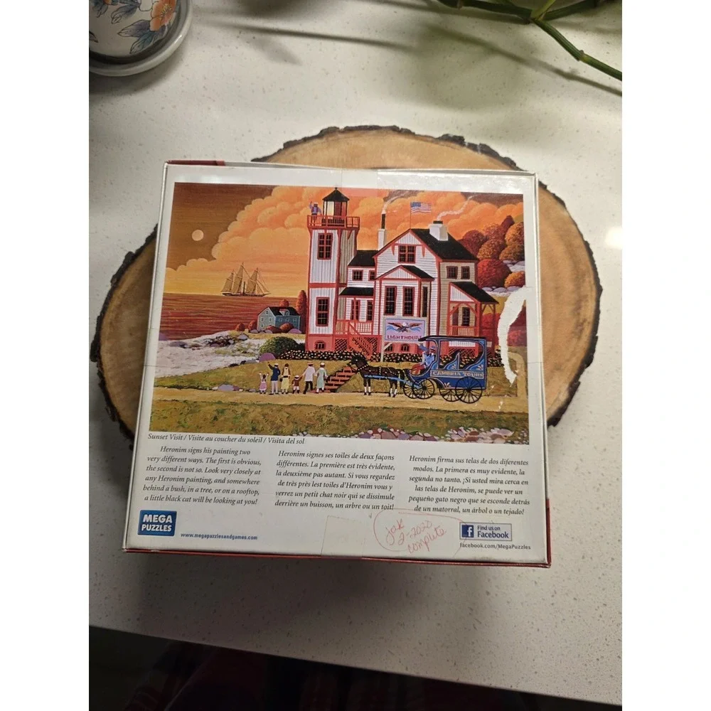 Hometown Collection 1000 piece puzzle Sunset‎ Visit Mega Puzzles